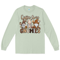 Matcha coffee time gnomies Long Sleeve Tee - MaliasSmallBusiness