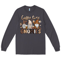 Smoke coffee time gnomies Long Sleeve Tee - MaliasSmallBusiness