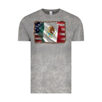 Cloud Rock mexico flag and usa flag Vintage Tee - AdoDesignShop