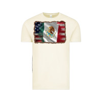 Vintage Arctic mexico flag and usa flag Vintage Tee - AdoDesignShop