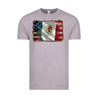 Vintage Zinc mexico flag and usa flag Vintage Tee - AdoDesignShop