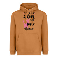 Meerkat Just A Girl Who Loves Llamas I Love Llamas Heavyweight Hoodie - Bettercallsaul