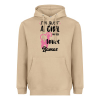 Mushroom Just A Girl Who Loves Llamas I Love Llamas Heavyweight Hoodie - Bettercallsaul