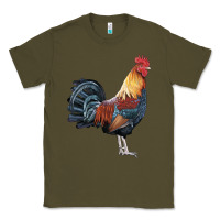 Army Green New Hampshire Red Rooster Classic Tee - LillyAllenDesigns