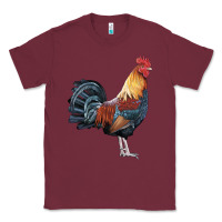 Burgundy New Hampshire Red Rooster Classic Tee - LillyAllenDesigns