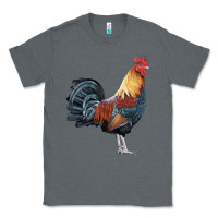 Charcoal Heather New Hampshire Red Rooster Classic Tee - LillyAllenDesigns