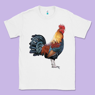 New Hampshire Red Rooster Classic Tee Designed By Lillyallendesigns