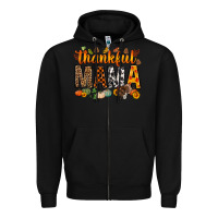 Black thankful mama bbs Zipper Hoodie - BundleAndBundleShop
