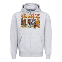 Heather Grey thankful mama bbs Zipper Hoodie - BundleAndBundleShop