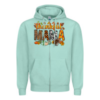 Seafoam thankful mama bbs Zipper Hoodie - BundleAndBundleShop