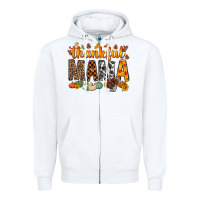 White thankful mama bbs Zipper Hoodie - BundleAndBundleShop