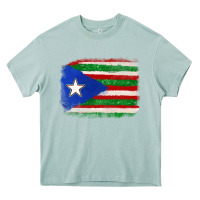 Arona Mexico and Puerto Rico Flag Heavy Core Tee - texasbilliewilder