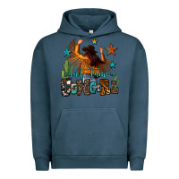 Pigment Midnight Navy can't tame a cowgirl Urban Hoodie - OliviaCreatesArt