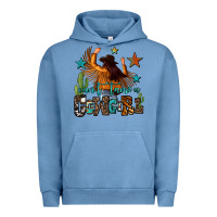 Pigment Pebble Blue can't tame a cowgirl Urban Hoodie - OliviaCreatesArt