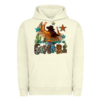 Pigment Pistachio can't tame a cowgirl Urban Hoodie - OliviaCreatesArt