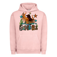 Pigment Salmon can't tame a cowgirl Urban Hoodie - OliviaCreatesArt
