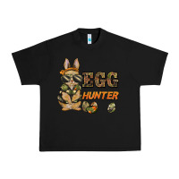 Black easter egg hunter rabbit bunny Urban Heavy Tee - BarkalooDesign