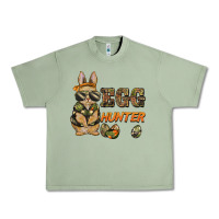 Easter Egg Hunter Rabbit Bunny Urban Heavy Tee | Teevron
