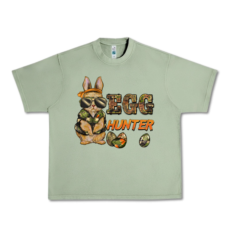 Easter Egg Hunter Rabbit Bunny Urban Heavy Tee by BarkalooDesign | Teevron
