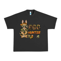 Pigment Black easter egg hunter rabbit bunny Urban Heavy Tee - BarkalooDesign