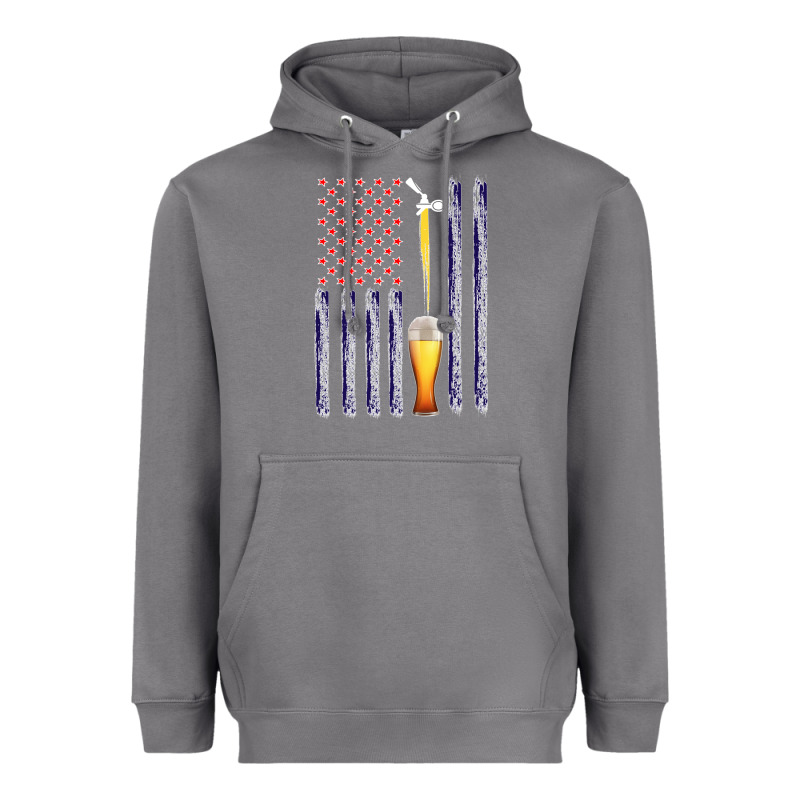 American Flag Beer Heavyweight Hoodie by Bettercallsaul | Teevron
