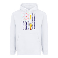 White American Flag Beer Heavyweight Hoodie - Bettercallsaul