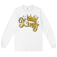 White king Long Sleeve Tee - MaliasSmallBusiness