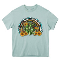Arona western rainbow with cactus Heavy Core Tee - RanaPortraitStore