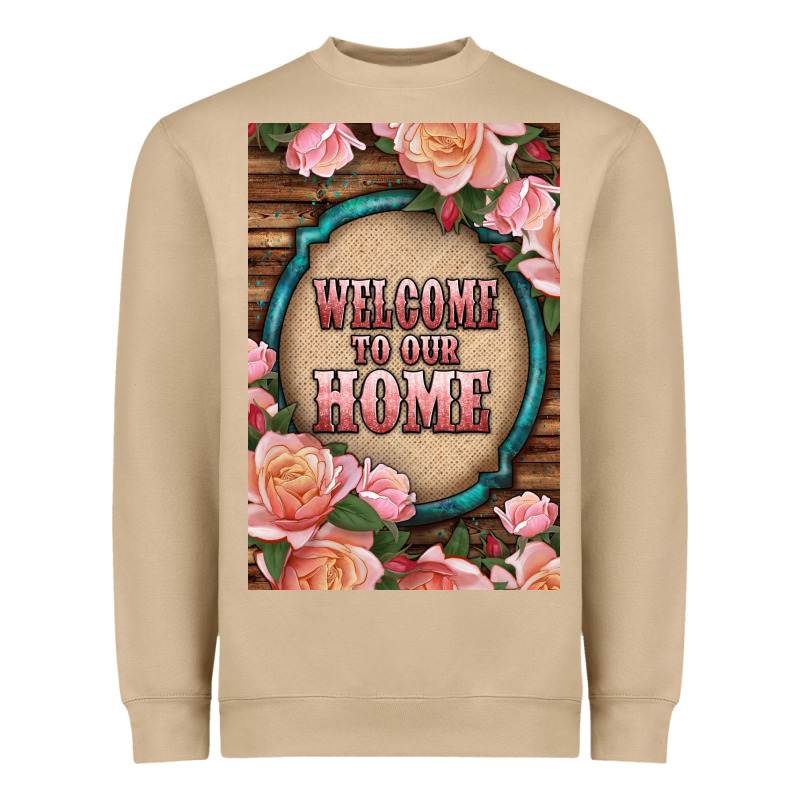 Western Welcome To Our Home Heavyweight Sweatshirt by LillyAllenDesigns | Teevron