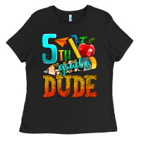 Black 5th grade dude Ladies Tee - texasbilliewilder