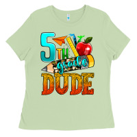 Matcha 5th grade dude Ladies Tee - texasbilliewilder