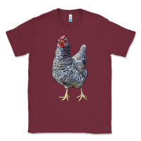Burgundy Dominique Chicken Classic Tee - LillyAllenDesigns