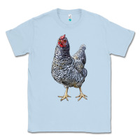 Dusty Blue Dominique Chicken Classic Tee - LillyAllenDesigns
