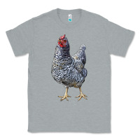 Heather Grey Dominique Chicken Classic Tee - LillyAllenDesigns