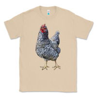 Mushroom Dominique Chicken Classic Tee - LillyAllenDesigns