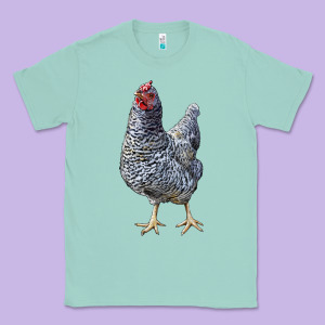 Dominique Chicken Classic Tee Designed By Lillyallendesigns