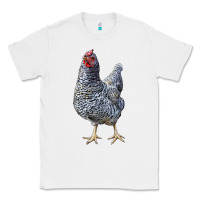 White Dominique Chicken Classic Tee - LillyAllenDesigns