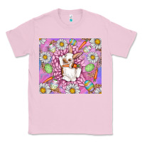 Bubblegum Pink Easter Bunny Classic Tee - CowhideDigitalArt