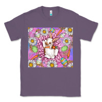Lavender Easter Bunny Classic Tee - CowhideDigitalArt