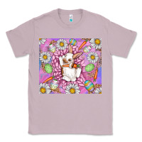 Lilac Easter Bunny Classic Tee - CowhideDigitalArt