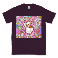 Plum Easter Bunny Classic Tee - CowhideDigitalArt