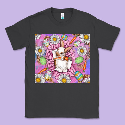 Easter Bunny Classic Tee Designed By Cowhidedigitalart