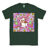 Sports Green Easter Bunny Classic Tee - CowhideDigitalArt