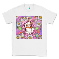 White Easter Bunny Classic Tee - CowhideDigitalArt