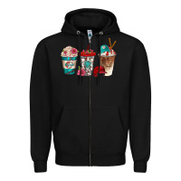 Black western baseball coffee cups bbs Zipper Hoodie - BundleAndBundleShop