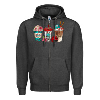 Charcoal Heather western baseball coffee cups bbs Zipper Hoodie - BundleAndBundleShop