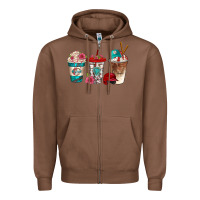 Chestnut western baseball coffee cups bbs Zipper Hoodie - BundleAndBundleShop