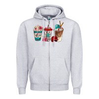 Western Baseball Coffee Cups Bbs Zipper Hoodie | Teevron