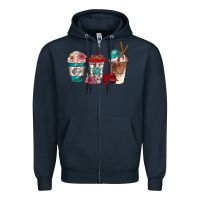 Navy western baseball coffee cups bbs Zipper Hoodie - BundleAndBundleShop