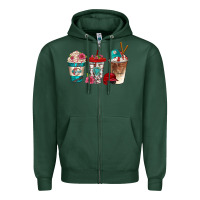Sports Green western baseball coffee cups bbs Zipper Hoodie - BundleAndBundleShop